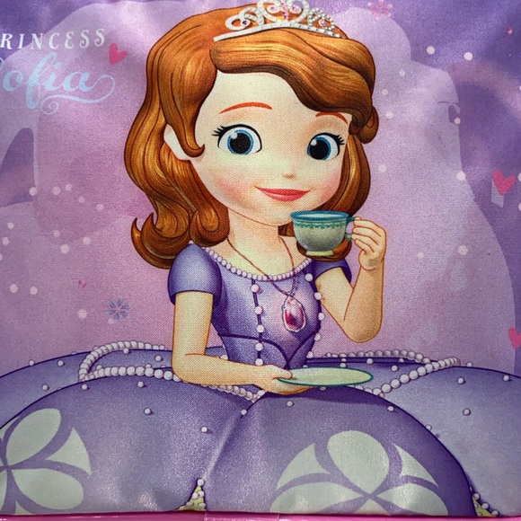 Disney Princess Sofia Soft Sided Zippered School Lunch Bag Kids - Picture 3 of 12